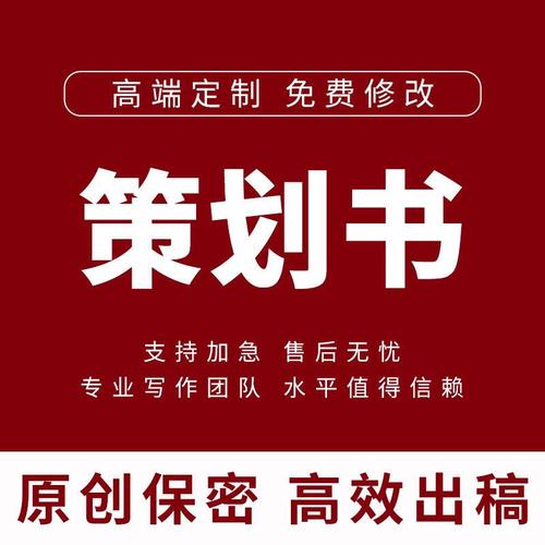 代写策划书产品设计市场营销方案项目创业计划书品牌商业活动ppt 标准